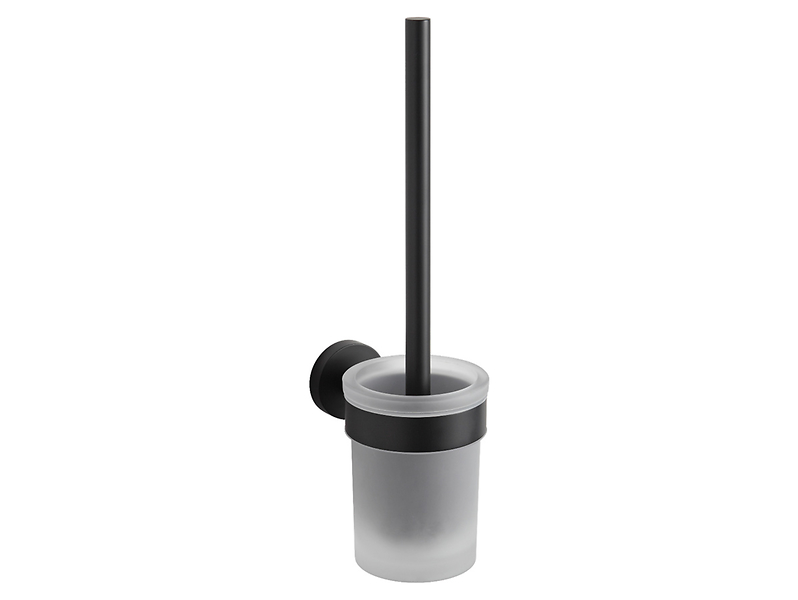 Szczotka do WC wisząca szkło matowe czarne Stella Classic 74317