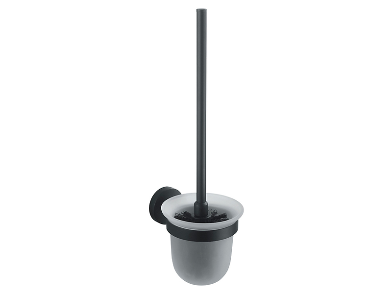 Szczotka do WC wisząca szkło matowe czarne Stella Classic 74272