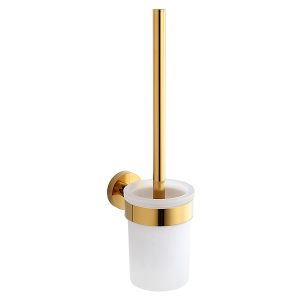 Szczotka do WC wisząca szkło matowe złoty połysk Stella Classic 74318 Szczotka do WC wisząca szkło matowe złoty połysk Stella Classic 74318