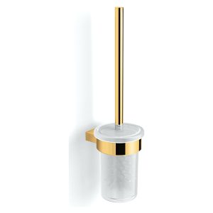 Szczotka do WC wisząca złoty połysk szkło matowe Stella Soul 74260 Szczotka do WC wisząca złoty połysk szkło matowe Stella Soul 74260