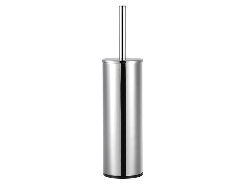 Szczotka do WC wysoka wolnostojąca metalowy pojemnik wkład z tworzywa chrom Stella Classic 74382