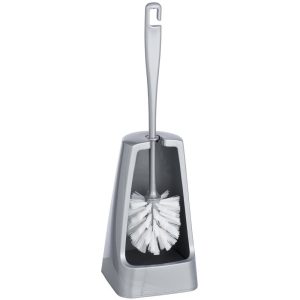Szczotka do WC z pojemnikiem półzamkniętym, WENKO 150198 Szczotka do WC z pojemnikiem półzamkniętym, WENKO 150198