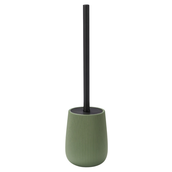 Szczotka do WC zielony plastikowy zamknięty pojemnik 849661