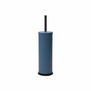 Szczotka toaletowa Classic metalowa niebieska nowoczesna do WC 854749