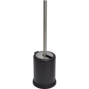 Szczotka toaletowa Core metalowa czarna stojąca do WC 948859