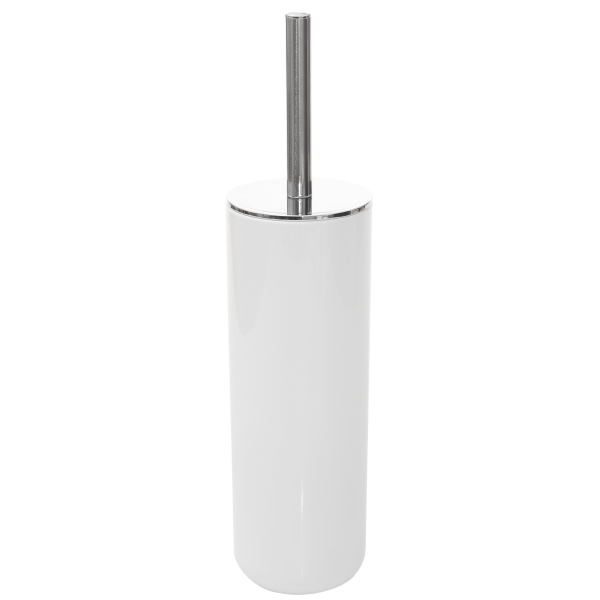 Szczotka toaletowa do WC biała zamknięta gładka - Yoka 808903