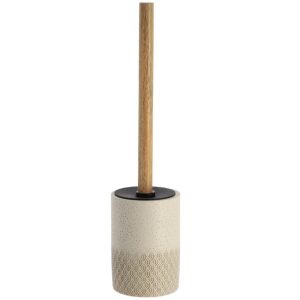 Szczotka toaletowa LAGO grawerowany rączka z akacji 38 cm 1031979 Szczotka toaletowa LAGO grawerowany rączka z akacji 38 cm 1031979