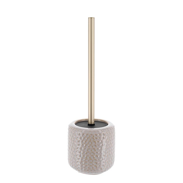 Szczotka toaletowa Nolan ceramiczna beżowa stojąca do WC 948871