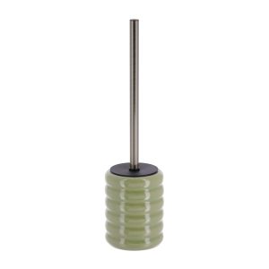 Szczotka toaletowa Olive ceramiczna zielona retro 827334