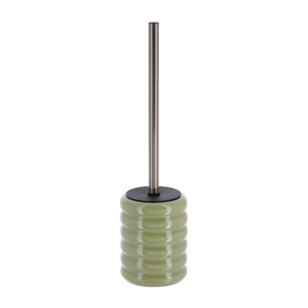 Szczotka toaletowa Olive ceramiczna zielona retro 827334