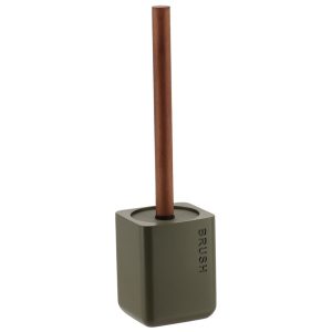 Szczotka toaletowa Salva stojąca oliwkowa 38 cm 1031958 Szczotka toaletowa Salva stojąca oliwkowa 38 cm 1031958