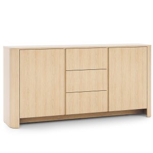 Szeroka komoda dwudrzwiowa z szufladami FARI dąb vincenza 718245 Szeroka komoda dwudrzwiowa z szufladami FARI dąb vincenza 718245