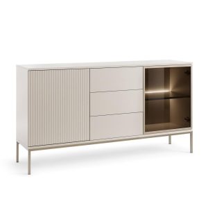 Szeroka komoda SENTINO 154 z oświetleniem LED kaszmirowa 642964 Szeroka komoda SENTINO 154 z oświetleniem LED kaszmirowa 642964