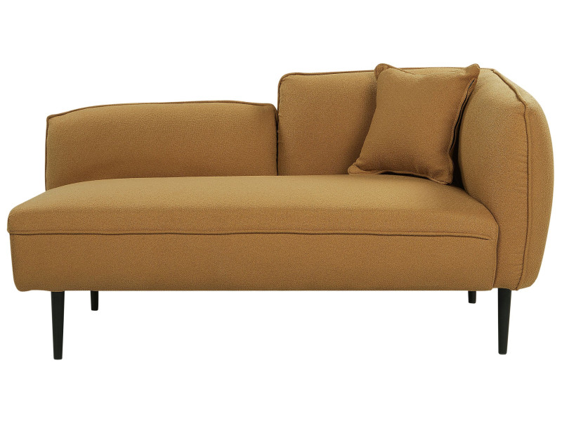 Szezlong prawostronny CHEVANNES Boucle Musztardowy 220552