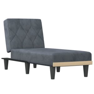 Szezlong Szary Tapicerowany Leżanka Sofa Fotel Łóżko 792287 Szezlong Szary Tapicerowany Leżanka Sofa Fotel Łóżko 792287