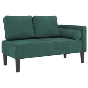 Szezlong Zielony Tapicerowany Leżanka Sofa Fotel Łóżko Aksamit 793239 Szezlong Zielony Tapicerowany Leżanka Sofa Fotel Łóżko Aksamit 793239
