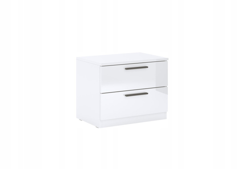 SZFKA NOCNA Holly biała 2 SZUFLADY płyta laminowana 265340