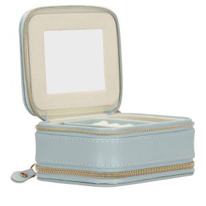 Szkatułka na biżuterię ekoskóra 11,5×8,5×5,5 cm organizer 380688 Szkatułka na biżuterię ekoskóra 11,5×8,5×5,5 cm organizer 380688