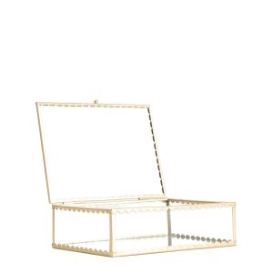 Szkatułka na biżuterię GRAZIA złota 18x13x5,5 cm HOMLA 934593 Szkatułka na biżuterię GRAZIA złota 18x13x5,5 cm HOMLA 934593