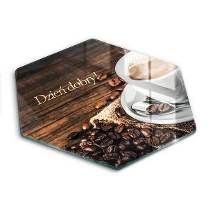 Szklana deska kuchenna z tekstem „Dzień dobry!”40 468716 Szklana deska kuchenna z tekstem „Dzień dobry!”40 468716