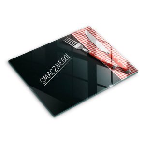 Szklana deska kuchenna z tekstem „Smacznego!” 40×52 468725 Szklana deska kuchenna z tekstem „Smacznego!” 40×52 468725