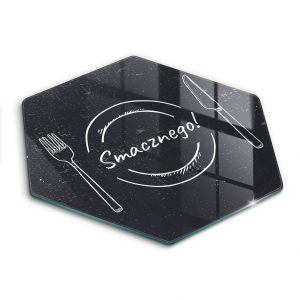 Szklana deska kuchenna z tekstem „Smacznego!”40 468765 Szklana deska kuchenna z tekstem „Smacznego!”40 468765