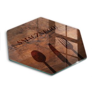 Szklana deska kuchenna z tekstem „Smacznego!”40 468782 Szklana deska kuchenna z tekstem „Smacznego!”40 468782