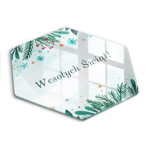 Szklana deska kuchenna z tekstem „Wesołych Świąt!”40 468679 Szklana deska kuchenna z tekstem „Wesołych Świąt!”40 468679