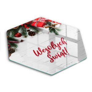 Szklana deska kuchenna z tekstem „Wesołych Świąt!”40 468627 Szklana deska kuchenna z tekstem „Wesołych Świąt!”40 468627