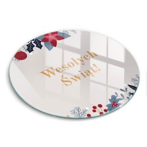 Szklana deska kuchenna z tekstem „Wesołych Świąt!”40 468743 Szklana deska kuchenna z tekstem „Wesołych Świąt!”40 468743