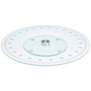 Szklana patera obrotowa 30 cm 384518 Szklana patera obrotowa 30 cm 384518