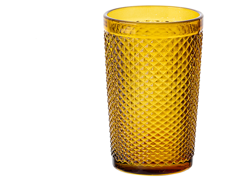 Szklanka Alexis Long Drink 340 ml Amber żółta 536911