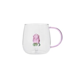 Szklanka ARTEZA z różą w środku 0,4 l HOMLA 943705 Szklanka ARTEZA z różą w środku 0,4 l HOMLA 943705