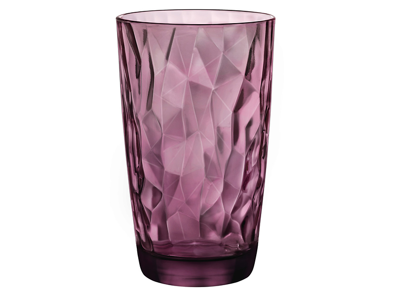 Szklanka Diamond Long Drink 470 ml fioletowa 200238