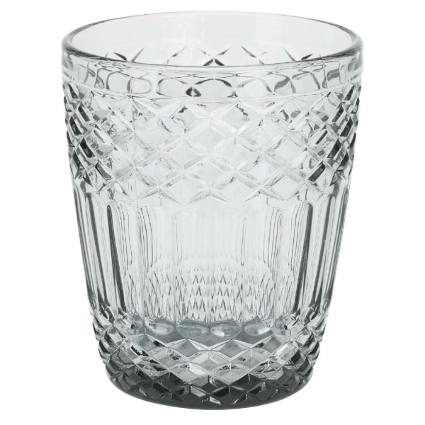 Szklanka do napojów 300 ml szara z wzorem 1043717