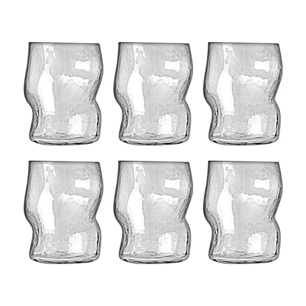 Szklanka do wody Distorted 250 ml 6 szt. komplet 1043720
