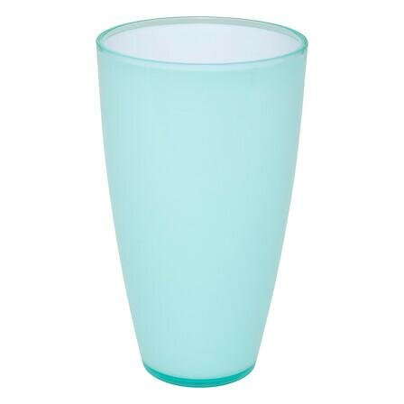 SZKLANKA PLASTIKOWA miętowa z polistyrenu 8,5 x 14,5 cm 594155