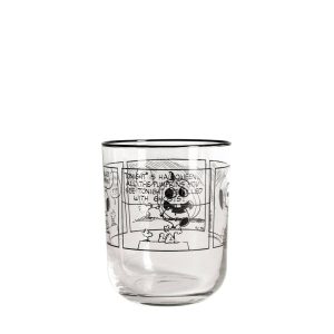 Szklanka SNOOPY z printem komiksu i czarnym rantem 0,3 l HOMLA 896280 Szklanka SNOOPY z printem komiksu i czarnym rantem 0,3 l HOMLA 896280