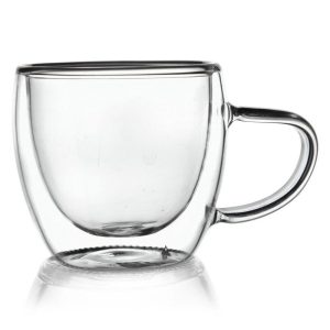 Szklanka termiczna z podwójną ścianką do espresso 100 ml 221780 Szklanka termiczna z podwójną ścianką do espresso 100 ml 221780