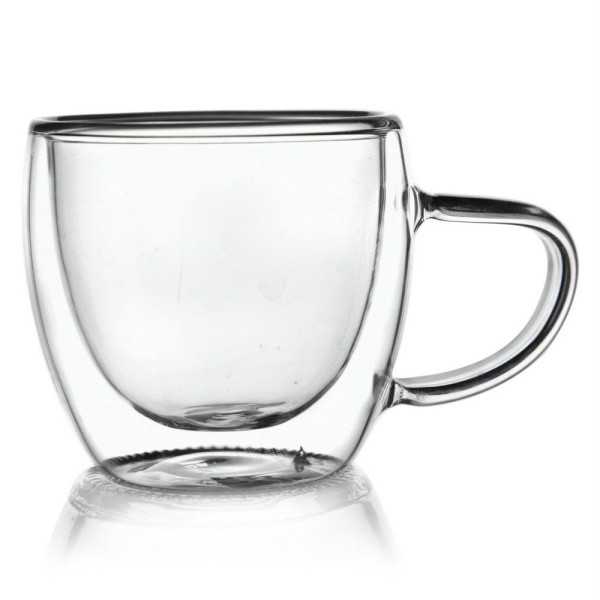 Szklanka termiczna z podwójną ścianką do espresso 100 ml 221780