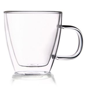 Szklanka termiczna z podwójną ścianką do kawy DOUBLE 180 ml 221778 Szklanka termiczna z podwójną ścianką do kawy DOUBLE 180 ml 221778