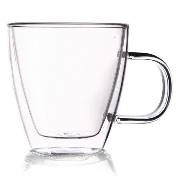 Szklanka termiczna z podwójną ścianką do kawy DOUBLE 180 ml 221778
