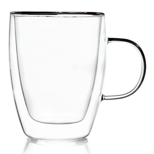 Szklanka termiczna z podwójną ścianką do kawy DOUBLE 300 ml 221779