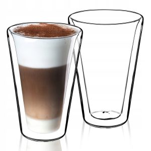 Szklanki Termiczne Do Napojów Latte Koktajlów 2szt 765280 Szklanki Termiczne Do Napojów Latte Koktajlów 2szt 765280