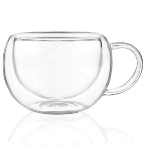 Szklanki z podwójnym dnem 2 szt. termiczne kubki 300 ml na kawę herbatę 812401 Szklanki z podwójnym dnem 2 szt. termiczne kubki 300 ml na kawę herbatę 812401
