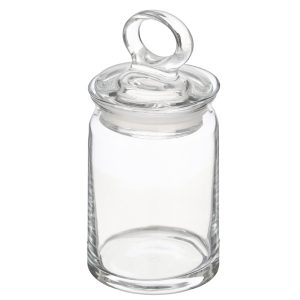 Szklany pojemnik na przyprawy 240 ml szczelny z pokrywką silikonową 1043690 Szklany pojemnik na przyprawy 240 ml szczelny z pokrywką silikonową 1043690
