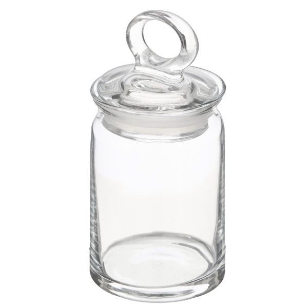 Szklany pojemnik na przyprawy 240 ml szczelny z pokrywką silikonową 1043690