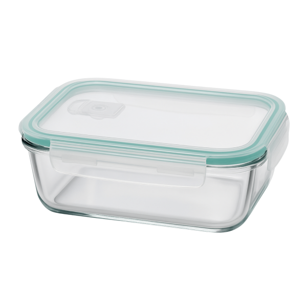 Szklany Pojemnik na Żywność LUNCH BOX do Szkoły Pracy Śniadaniówka 1040ml 892258