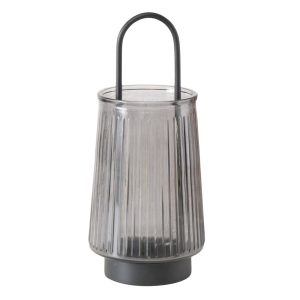 Szklany świecznik z uchwytem IVER, 25,5 cm 837462 Szklany świecznik z uchwytem IVER, 25,5 cm 837462