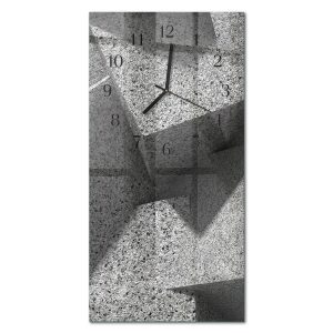 Szklany zegar 30×60 Stół Marmurowy zegar ścienny 1038318 Szklany zegar 30×60 Stół Marmurowy zegar ścienny 1038318